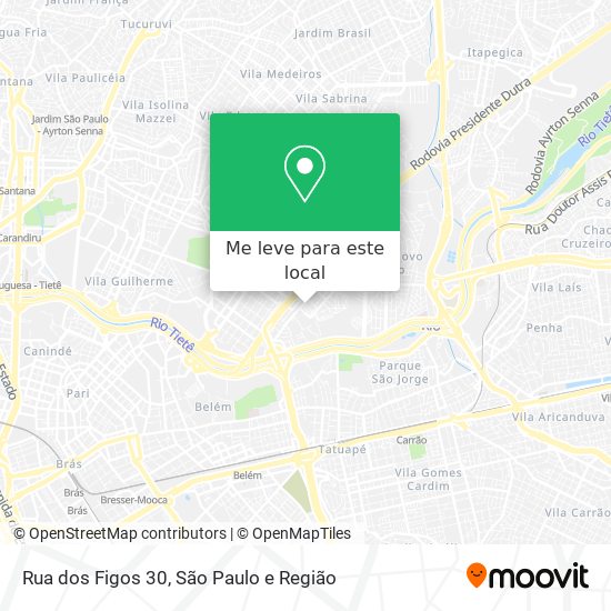 Rua dos Figos 30 mapa