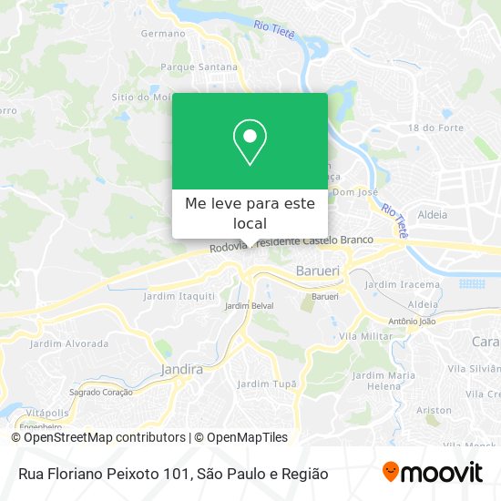 Rua Floriano Peixoto 101 mapa