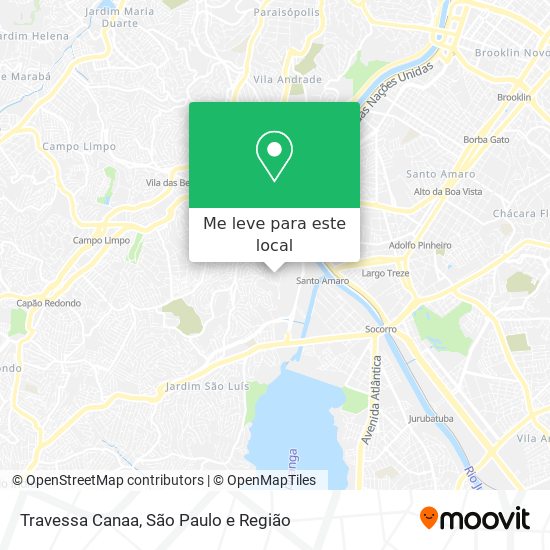 Travessa Canaa mapa