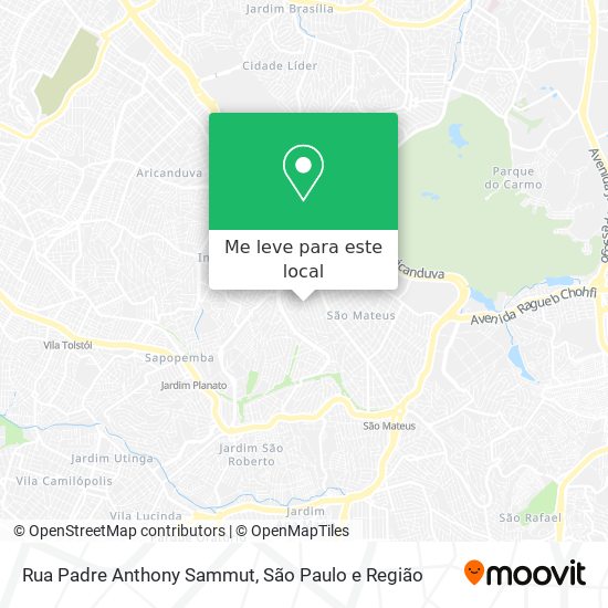 Rua Padre Anthony Sammut mapa