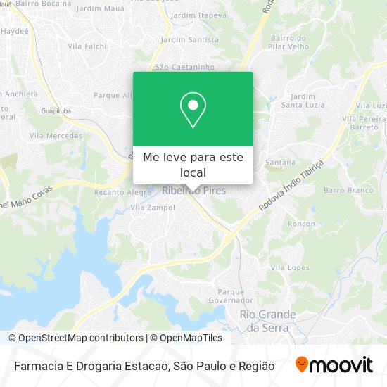 Farmacia E Drogaria Estacao mapa
