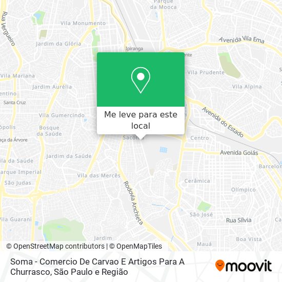 Soma - Comercio De Carvao E Artigos Para A Churrasco mapa