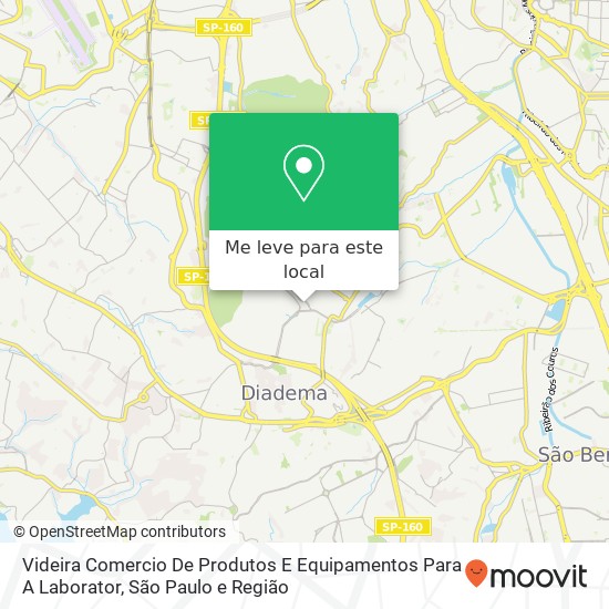 Videira Comercio De Produtos E Equipamentos Para A Laborator mapa