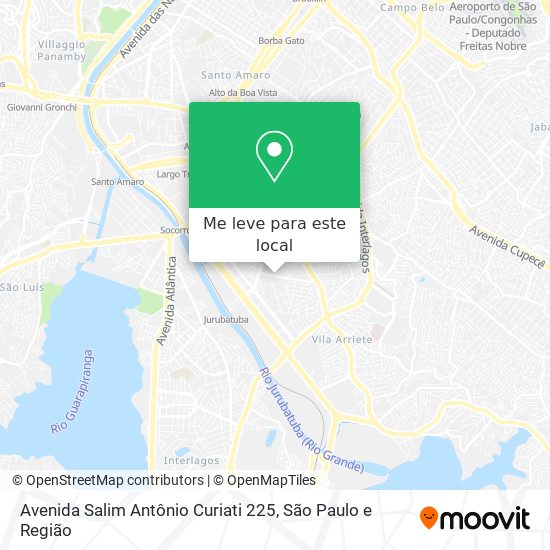 Avenida Salim Antônio Curiati 225 mapa