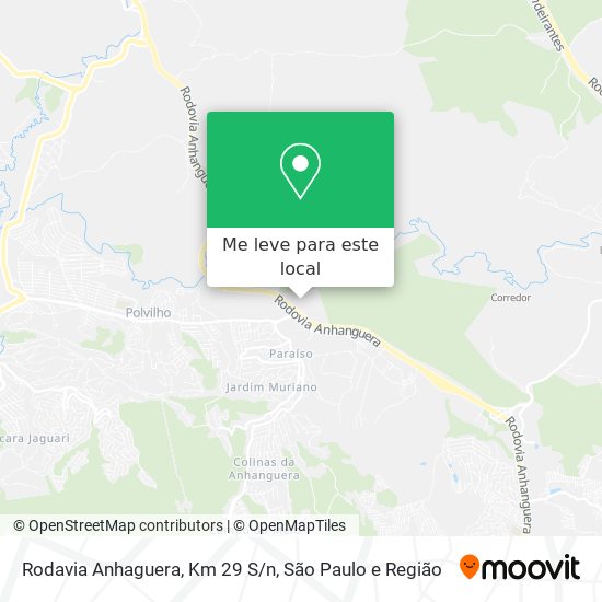 Rodavia Anhaguera, Km 29 S/n mapa