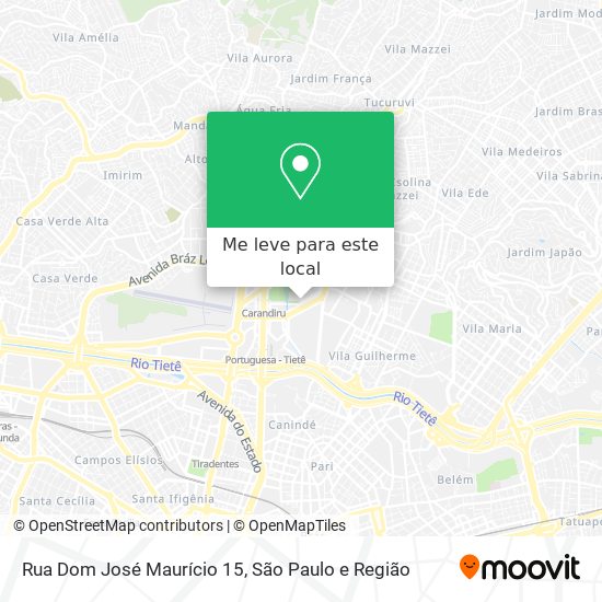 Rua Dom José Maurício 15 mapa
