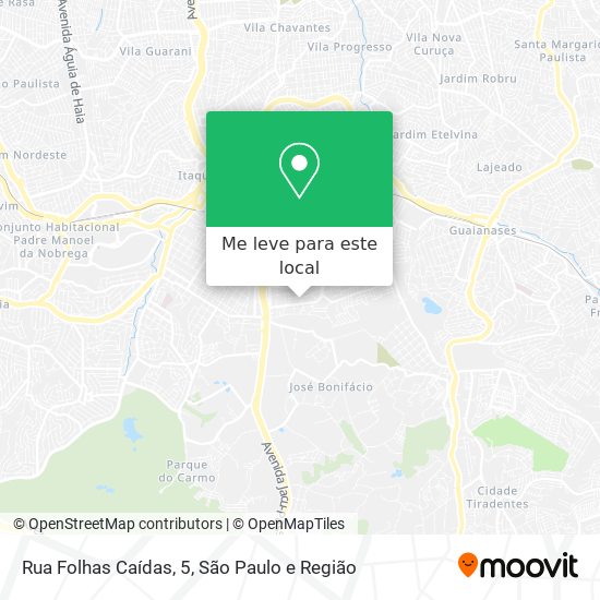 Rua Folhas Caídas, 5 mapa