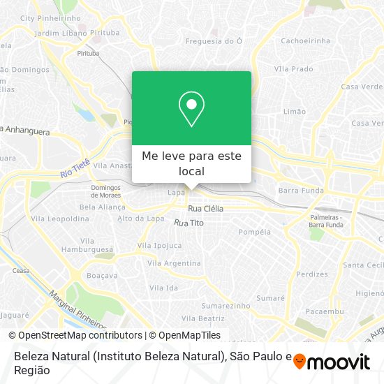 Beleza Natural (Instituto Beleza Natural) mapa