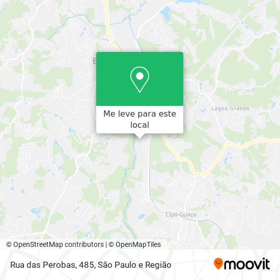 Rua das Perobas, 485 mapa