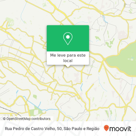 Rua Pedro de Castro Velho, 50 mapa