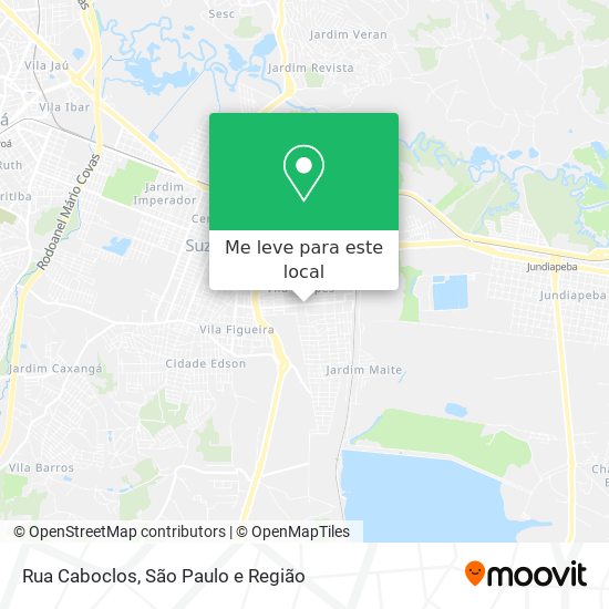 Rua Caboclos mapa