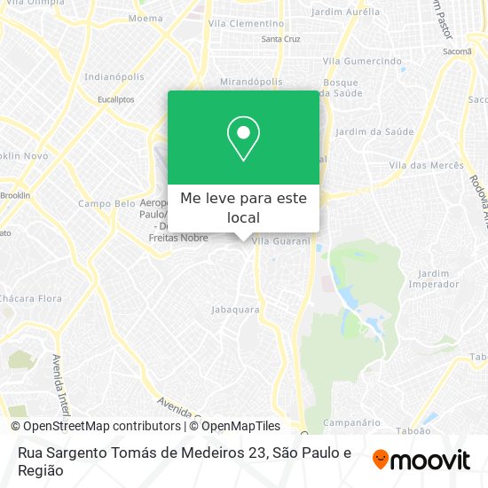 Rua Sargento Tomás de Medeiros 23 mapa