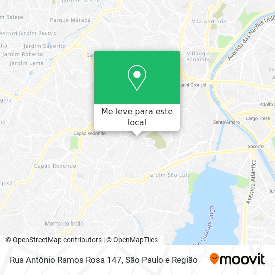 Rua Antônio Ramos Rosa 147 mapa