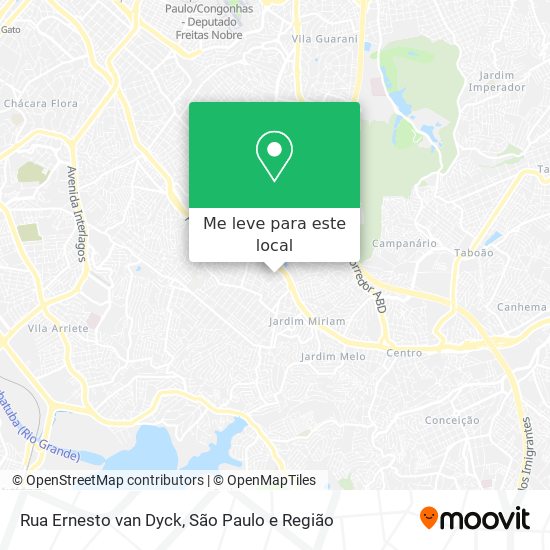 Rua Ernesto van Dyck mapa