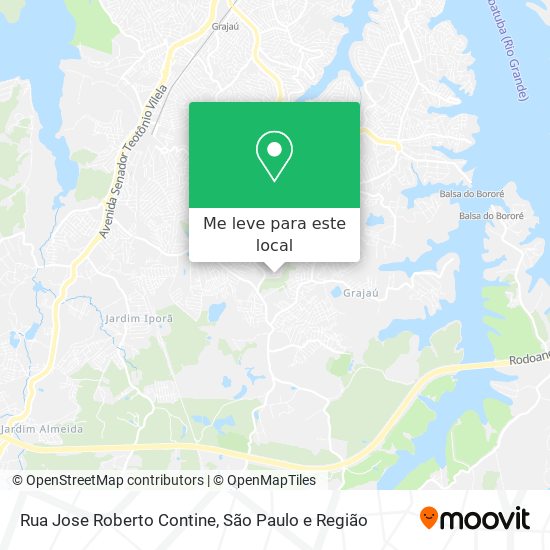 Rua Jose Roberto Contine mapa