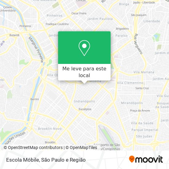 Escola Móbile mapa