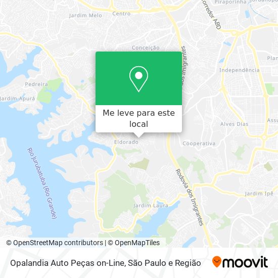 Opalandia Auto Peças on-Line mapa