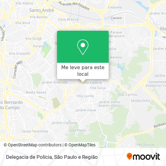 Delegacia de Polícia mapa