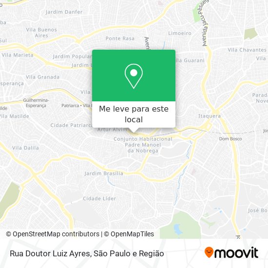 Rua Doutor Luiz Ayres mapa