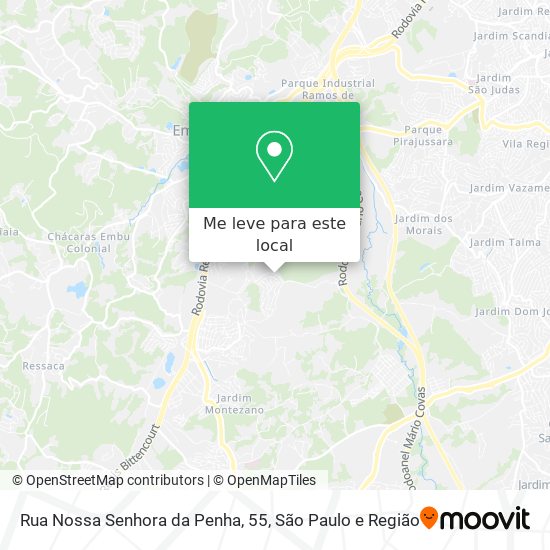 Rua Nossa Senhora da Penha, 55 mapa