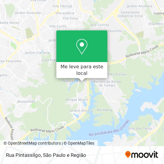 Rua Pintassilgo mapa