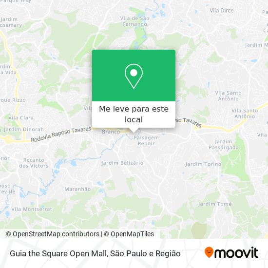 Guia the Square Open Mall mapa