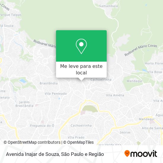 Avenida Inajar de Souza mapa