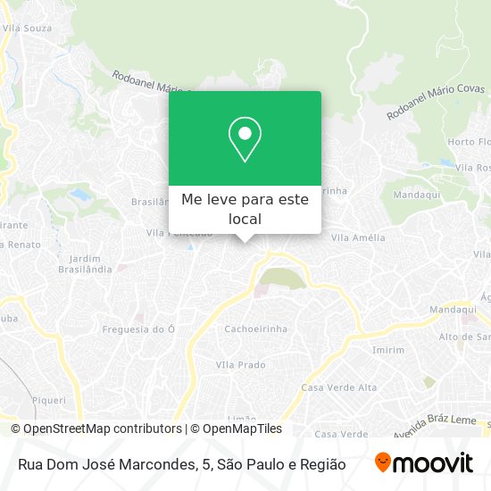 Rua Dom José Marcondes, 5 mapa