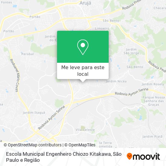 Escola Municipal Engenheiro Chiozo Kitakawa mapa