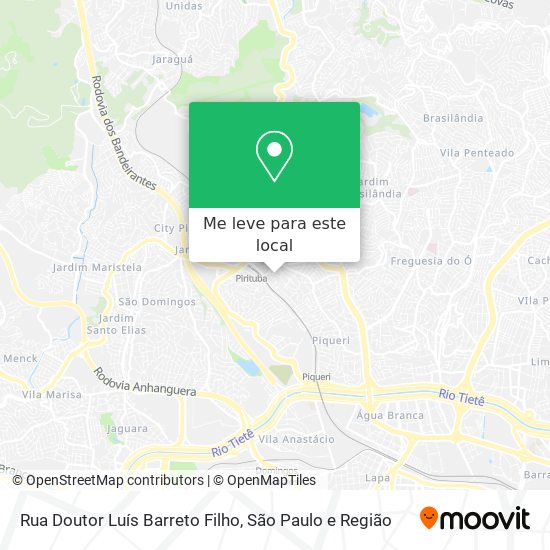 Rua Doutor Luís Barreto Filho mapa