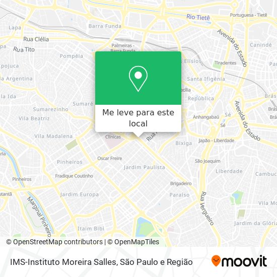 IMS-Instituto Moreira Salles mapa
