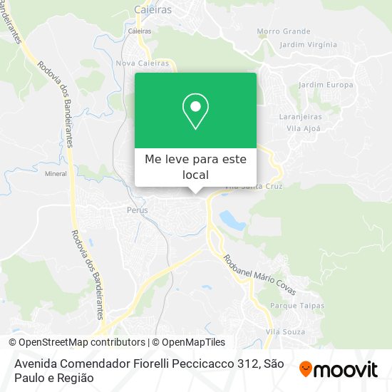 Avenida Comendador Fiorelli Peccicacco 312 mapa