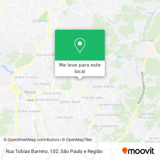 Rua Tobias Barreto, 102 mapa