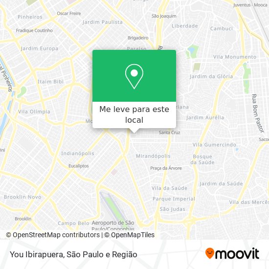 You Ibirapuera mapa