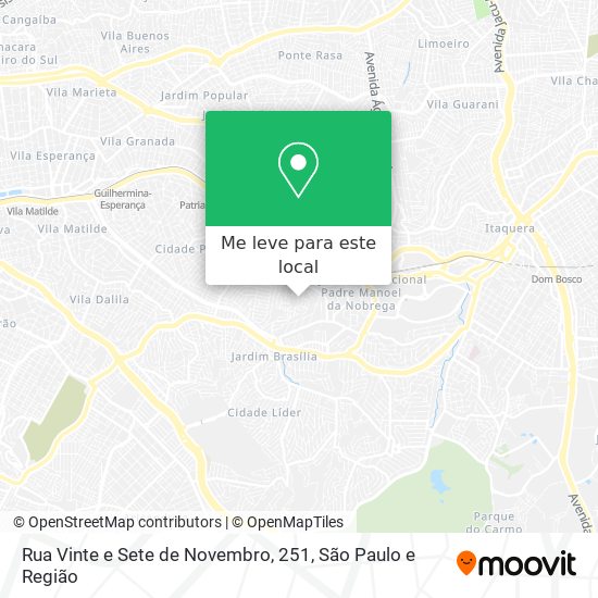 Rua Vinte e Sete de Novembro, 251 mapa