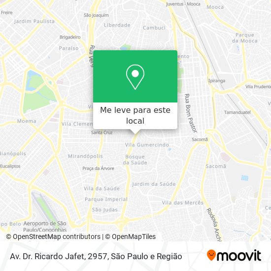 Av. Dr. Ricardo Jafet, 2957 mapa