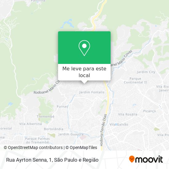 Rua Ayrton Senna, 1 mapa