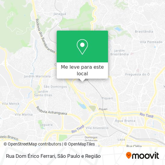 Rua Dom Érico Ferrari mapa