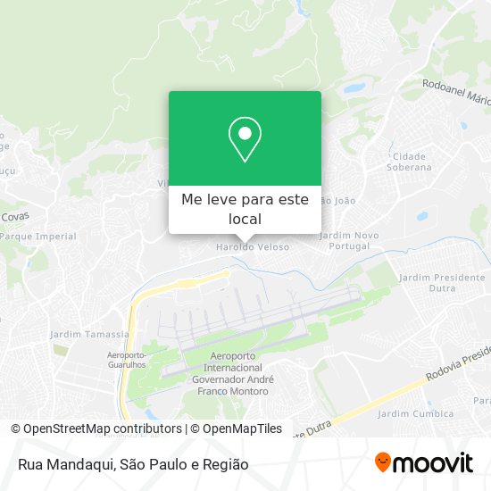 Rua Mandaqui mapa