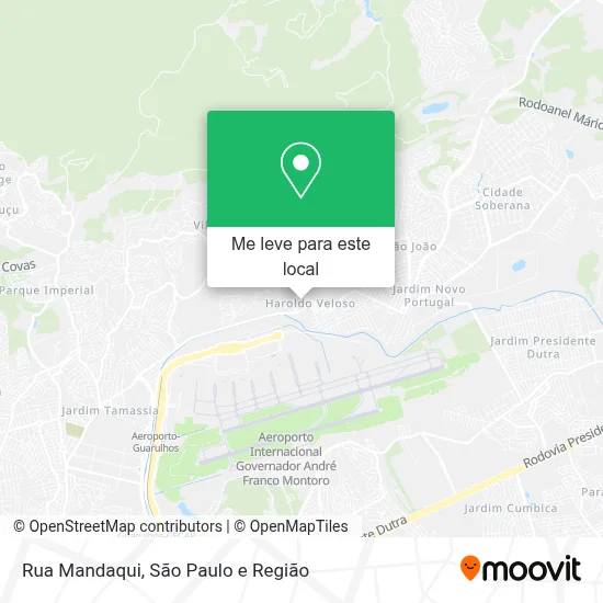 Rua Mandaqui mapa