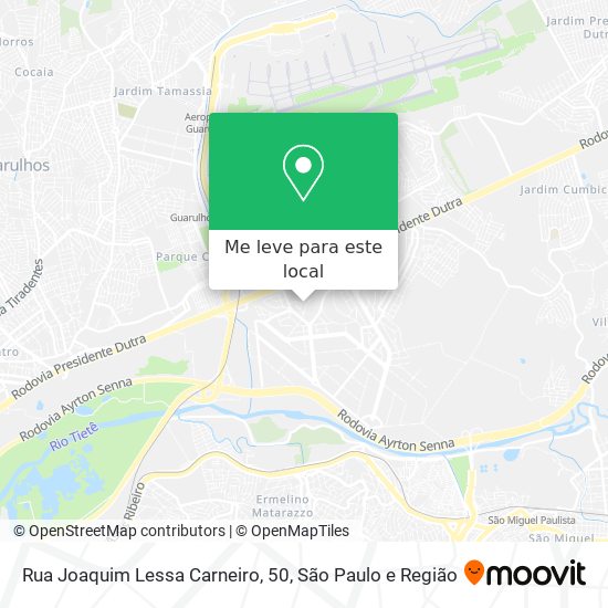 Rua Joaquim Lessa Carneiro, 50 mapa
