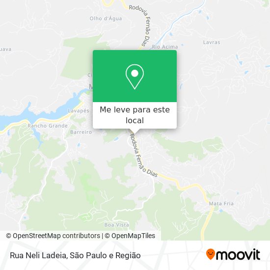 Rua Neli Ladeia mapa