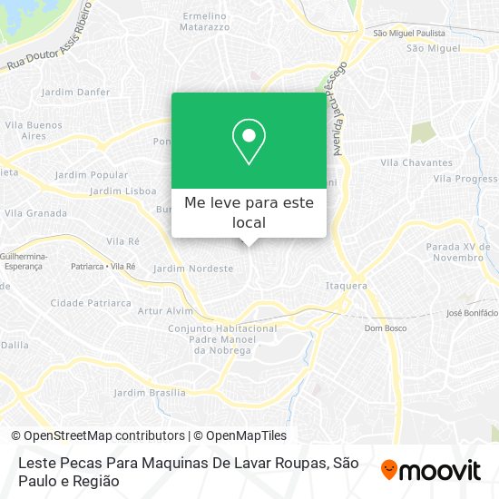 Leste Pecas Para Maquinas De Lavar Roupas mapa
