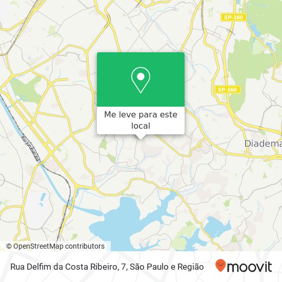 Rua Delfim da Costa Ribeiro, 7 mapa