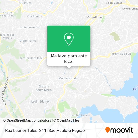 Rua Leonor Teles, 211 mapa