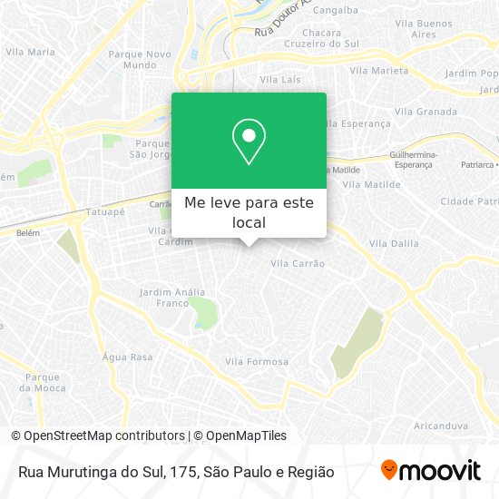 Rua Murutinga do Sul, 175 mapa