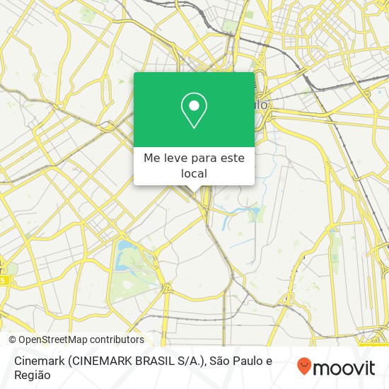 Cinemark (CINEMARK BRASIL S / A.) mapa