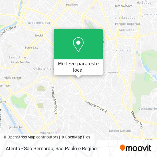 Atento - Sao Bernardo mapa
