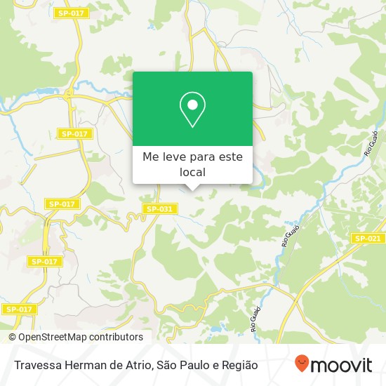 Travessa Herman de Atrio mapa