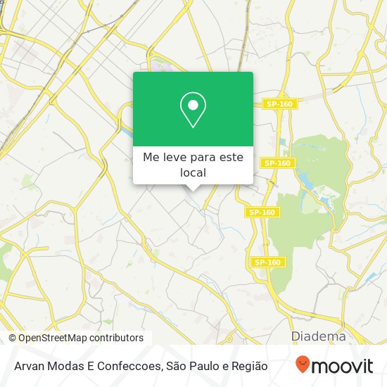 Arvan Modas E Confeccoes mapa